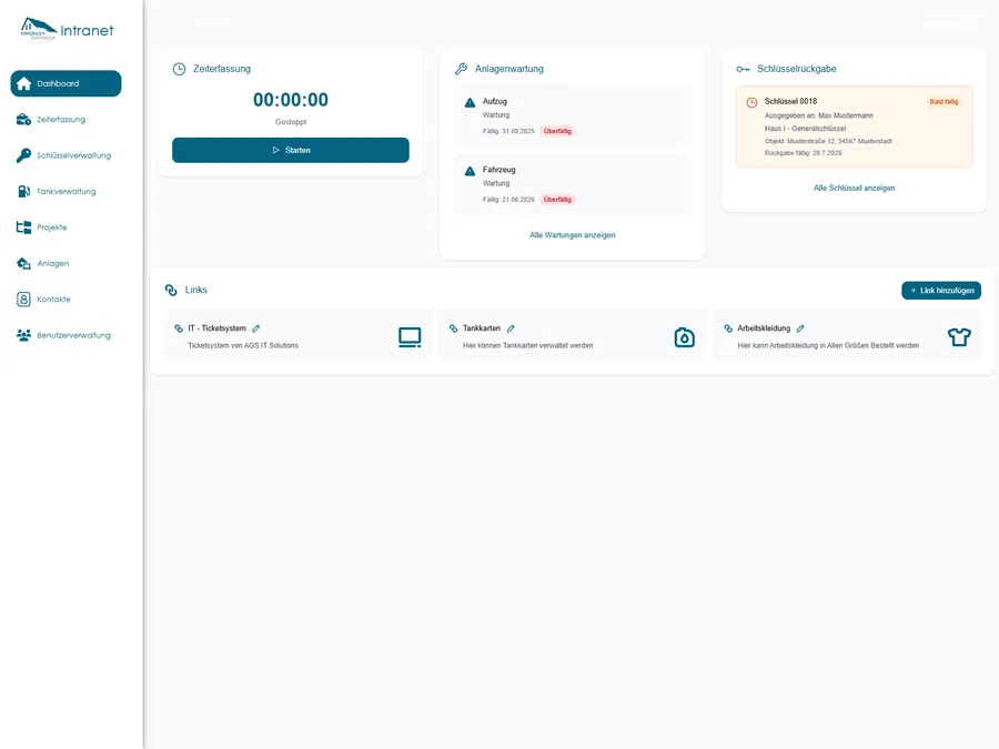 Entwicklung eines Individuellem Intranet